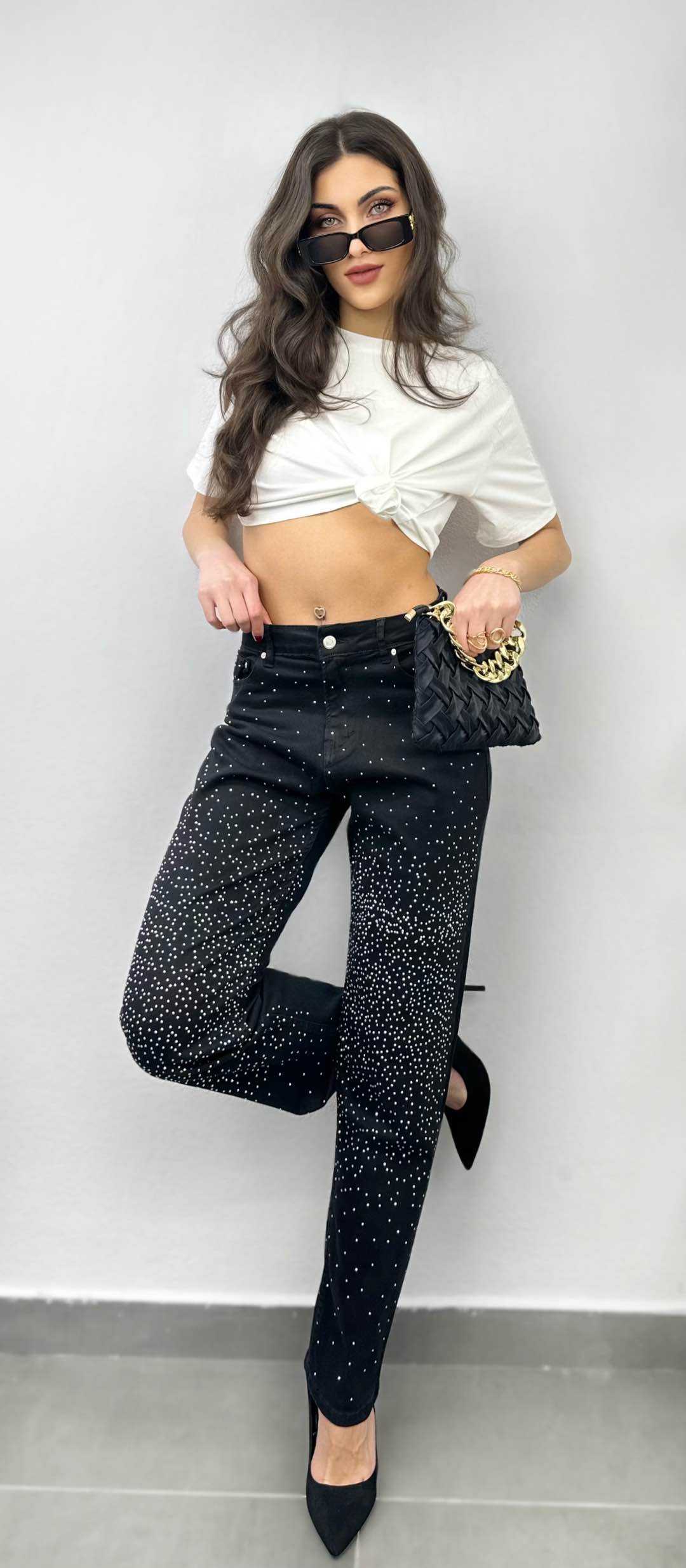 Jeans Brillantini